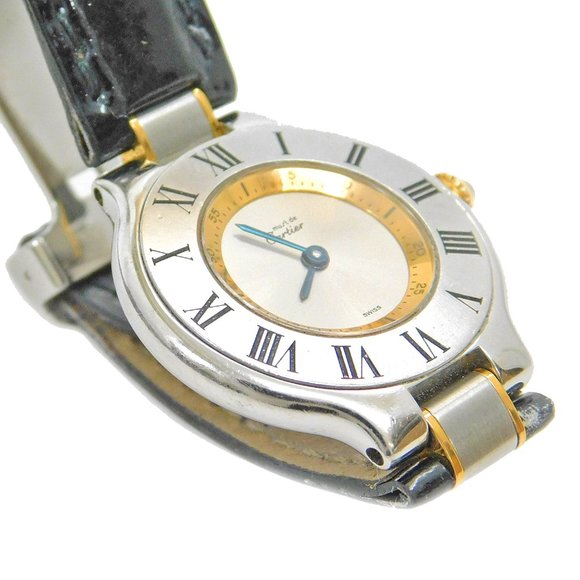 Cartier Ladies Luxury Black Watch